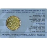 VATICANO - 2012 - Coin Card N° 3: Laocoonte con 50 c. - 1 moneta FDC