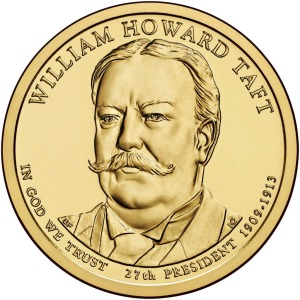STATI UNITI - 2013 - 1 $ Presidenti: William Howard Taft - Zecca D FDC