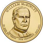 STATI UNITI - 2013 - 1 $ Presidenti: William McKinley - Zecca D FDC