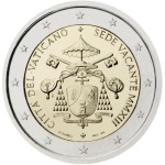 VATICANO - 2013 - 2 € Sede Vacante - FDC in folder