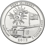 STATI UNITI - 2013 - 25 c. Parchi: Fort McHenry National Monument and Historic Shrine (Maryland) - Zecca S FDC