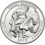 STATI UNITI - 2013 - 25 c. Parchi: Mount Rushmore National Memorial (South Dakota) - Zecca S FDC