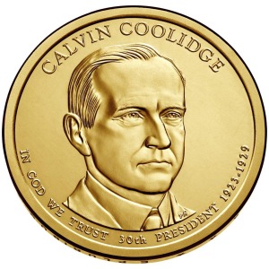 STATI UNITI - 2014 - 1 $ Presidenti: John Calvin Coolidge - Zecca D FDC