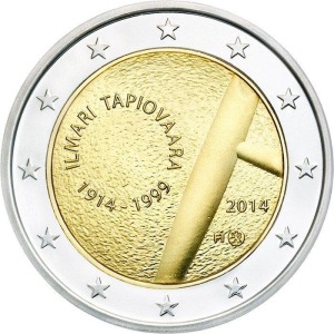 FINLANDIA - 2014 - 2 € 100° della nascita di Ilmari Tapiovaara - Rotolino