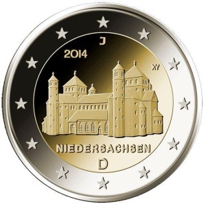 GERMANIA - 2014 - 2 € Bassa Sassonia - Zecca J - Rotolino