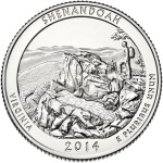 STATI UNITI - 2014 - 25 c. Parchi: Shenandoah (Virginia) - Zecca S FDC