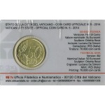 VATICANO - 2014 - Coin Card N° 5: Papa Francesco con 50 c. - 1 moneta FDC