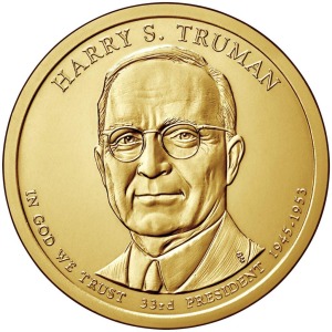 STATI UNITI - 2015 - 1 $ Presidenti: Harry Samuel Truman - Zecca D FDC