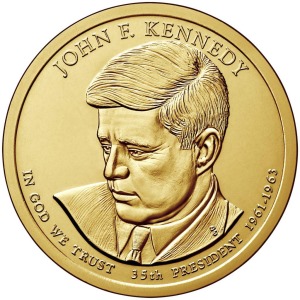 STATI UNITI - 2015 - 1 $ Presidenti: John Fitzgerald Kennedy - Zecca D FDC