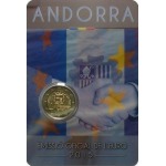 ANDORRA - 2015 - 2 € 25° dell'accordo Doganale con la UE - FDC in blister