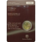 ANDORRA - 2015 - 2 € 25° dell'accordo Doganale con la UE - FDC in blister