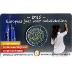 BELGIO - 2015 - 2 € Anno europeo per lo sviluppo - FDC in coin card (versione olandese)