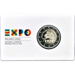 ITALIA - 2015 - 2 € Expo Milano 2015 - FDC in coin card