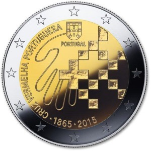 PORTOGALLO - 2015 - 2 € 150° della Croce Rossa Portoghese - Rotolino