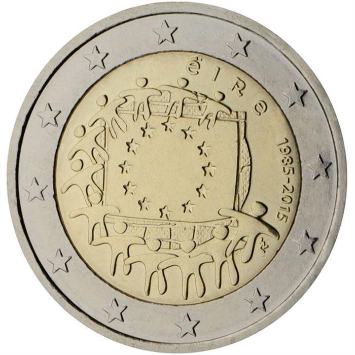 2015 2 euro 30° della Bandiera dellUE Irlanda 1 IRLANDA - 2015 - 2 € 30° della Bandiera dell'UE - Sacchetto