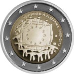 ITALIA - 2015 - 2 € 30° della Bandiera dell'UE - PROOF in cofanetto