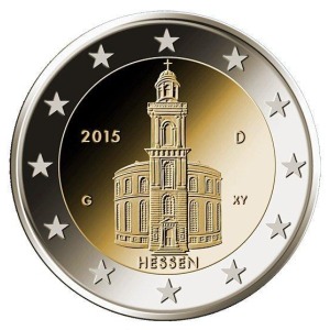 GERMANIA - 2015 - 2 € Assia - Zecca J - Rotolino
