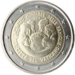 VATICANO - 2015 - 2 € Incontro mondiale delle famiglie, Philadelphia - FDC in folder