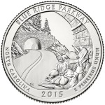 STATI UNITI - 2015 - 25 c. Parchi: Blue Ridge Parkway (North Carolina) - Zecca S FDC