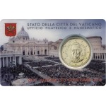VATICANO - 2015 - Coin Card N° 6: Piazza San Pietro con 50 c. - 1 moneta FDC