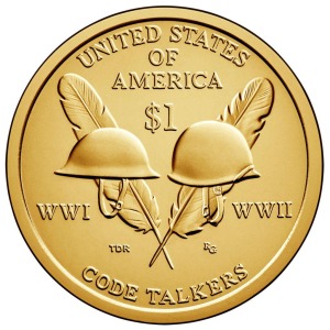 STATI UNITI - 2016 - 1 $ Nativi: Code Talkers nella I e II Guerra Mondiale - Zecca D FDC