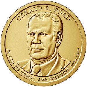 STATI UNITI - 2016 - 1 $ Presidenti: Gerald Rudolph Ford - Zecca D FDC