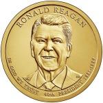 STATI UNITI - 2016 - 1 $ Presidenti: Ronald Wilson Reagan - Zecca D FDC