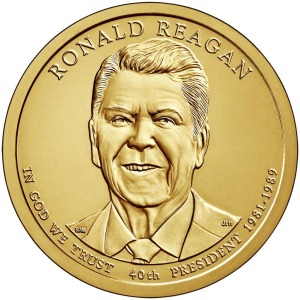 STATI UNITI - 2016 - 1 $ Presidenti: Ronald Wilson Reagan - Zecca D FDC