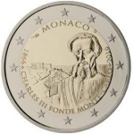 MONACO - 2016 - 2 € 150° della fondazione di Montecarlo da parte di Charles III - PROOF in cofanetto