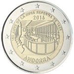 ANDORRA - 2016 - 2 € 150° della nuova riforma del 1866 - FDC in blister