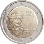 SAN MARINO - 2016 - 2 € 550° della morte di Donatello - FDC in folder