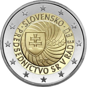 SLOVACCHIA - 2016 - 2 € Presidenza dell'UE - Rotolino