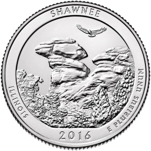 STATI UNITI - 2016 - 25 c. Parchi: Shawnee National Forest (Illinois) - Zecca S FDC