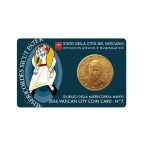 VATICANO - 2016 - Coin Card N° 7: Giubileo della Misericordia con 50 c. - 1 moneta FDC