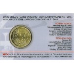 VATICANO - 2016 - Coin Card N° 7: Giubileo della Misericordia con 50 c. - 1 moneta FDC