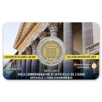 BELGIO - 2017 - 2 € 200° dell'Università di Gand - FDC in coin card (versione francese)