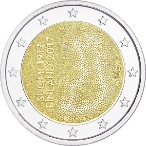 FINLANDIA - 2017 - 2 € 100° dell'Indipendenza - Rotolino