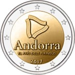 ANDORRA - 2017 - 2 € Andorra, il Paese dei Pirenei - FDC in blister