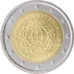 SAN MARINO - 2017 - 2 € Anno Internazionale del Turismo Sostenibile - FDC in folder