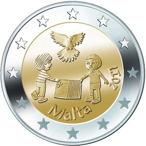 MALTA - 2017 - 2 € Pace - Rotolino