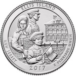 STATI UNITI - 2017 - 25 c. Parchi: Ellis Island (New Jersey) - Zecca S FDC