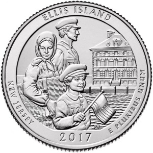STATI UNITI - 2017 - 25 c. Parchi: Ellis Island (New Jersey) - Zecca S FDC