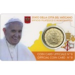 VATICANO - 2017 - Coin Card N° 8: Papa Francesco con 50 c. - 1 moneta FDC