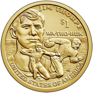 STATI UNITI - 2018 - 1 $ Nativi: Jim Thorpe - Zecca D FDC