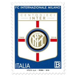 ITALIA - 2018 - 110° del Football Club Internazionale Milano - 1 foglio da 45 v.