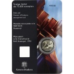 ANDORRA - 2018 - 2 € 25° della Costituzione FDC in blister
