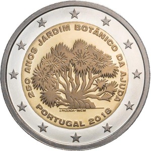 PORTOGALLO - 2018 - 2 € 250° del giardino botanico di Ajuda - Rotolino