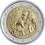 SAN MARINO - 2018 - 2 € 500° della nascita del Tintoretto - FDC in folder