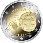 BELGIO - 2018 - 2 € 50° del lancio del satellite ESRO-2B - FDC in coin card (versione francese)