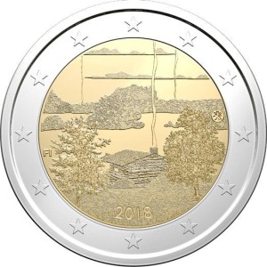 FINLANDIA - 2018 - 2 € Cultura della sauna finlandese - Rotolino